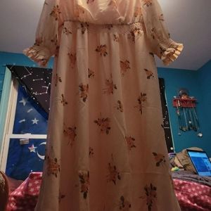 Lauren Conrad Pink Long Dress